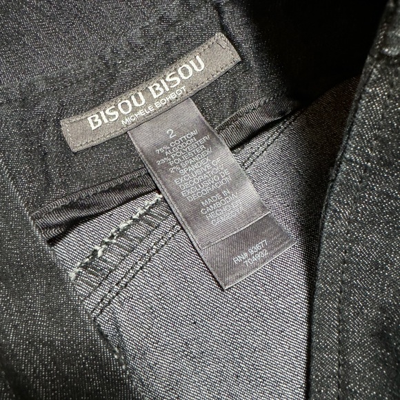 Bisou Bisou Denim Maxi Skirt | Y2K | Jean | Blue | Abstract | Size 2 - Picture 12 of 12